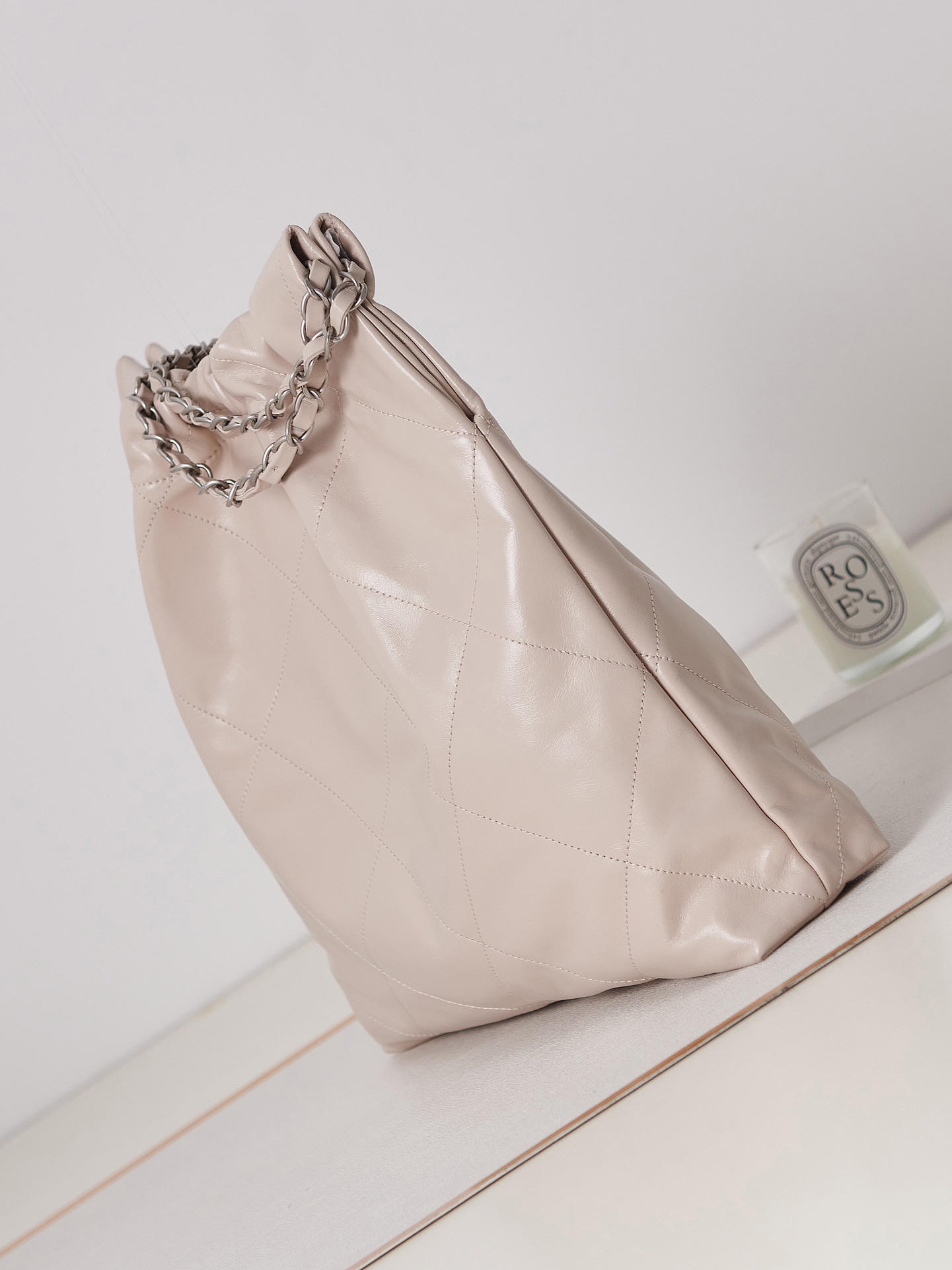 Calfskin 22 Handbag Shoulder Bag AS3261 Light Pink